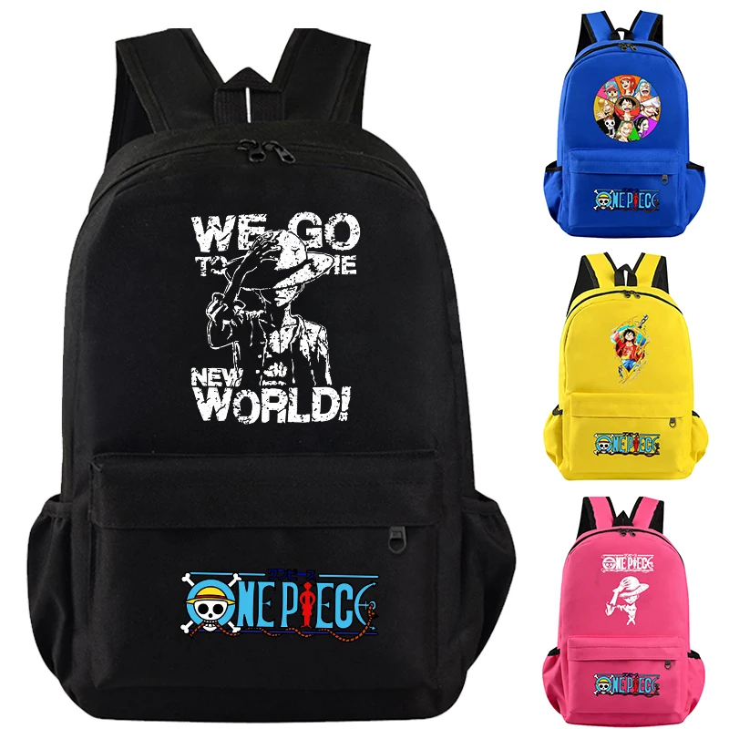 Zaino intero ragazzo ragazza studente adolescente bambini Anime zaino cartone animato Bookbag ritorno a scuola zaino donna Mochila Escolar