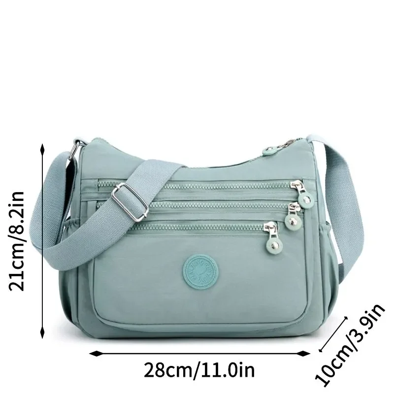 Shoulder Bag Crossbody Bag for Women Messenger Bags Waterproof Nylon Ladies Handbag 2023