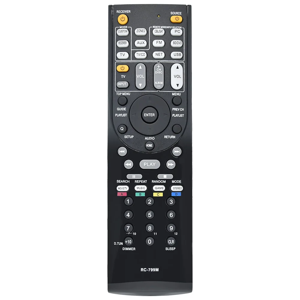 

New For ONKYO RC-799M RC-834M Audio/Video Receiver Remote Control AV HT-R391 HT-R558 HT-R590 HT-R591 HT-S5500