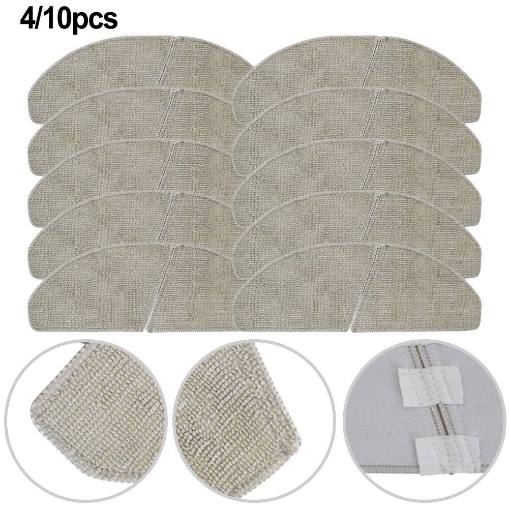 Mop Clothes Mop Rag Sweeper Accessories Robot Vacuum Cleaner Parts S8 Plus 4/10pcs Cleaning Rag Pad For CLIEN T24