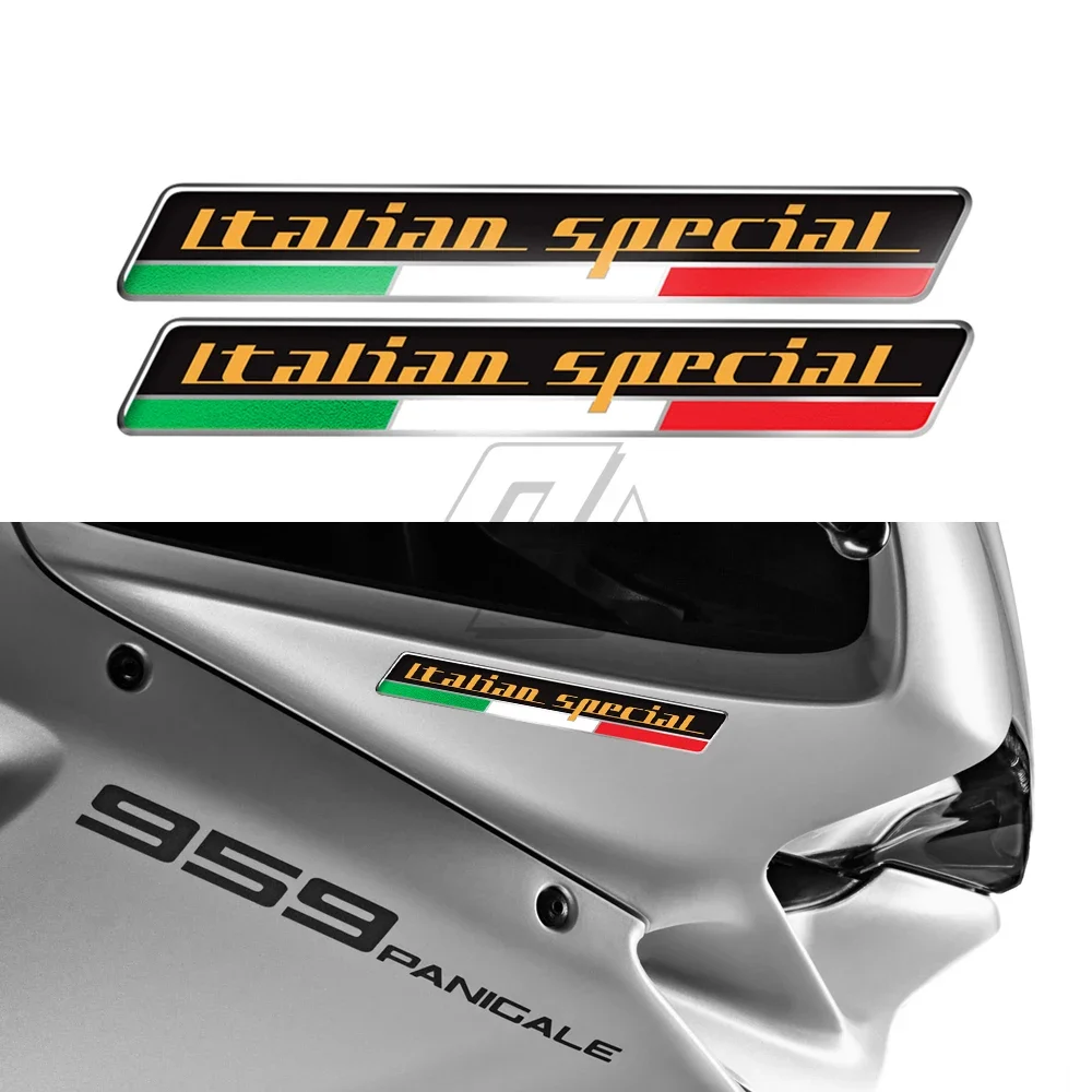 

3D Motorcycle Tank Decals Italy Sticker Italian Special Decals Case for Ducati Monster Aprilia RS RS4 RSV4 MV