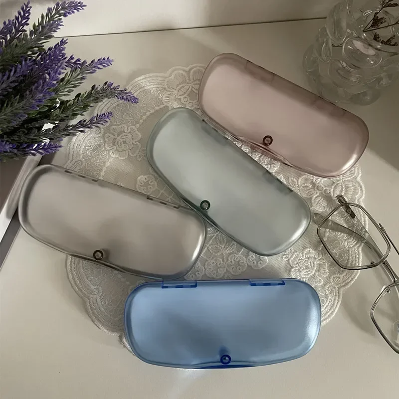 Glasses Case Transparent Glasses Case Portable Sunglasses Case Glasses Storage Box Eyewear Accessories Protection Box