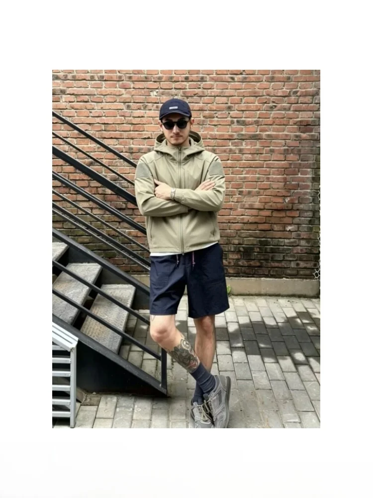 

Men's Summer Breathable UV Protection Hat Jacket Lightweight Tactical Elastic Fashion City Style Nylon Spandex Zipper Closure...