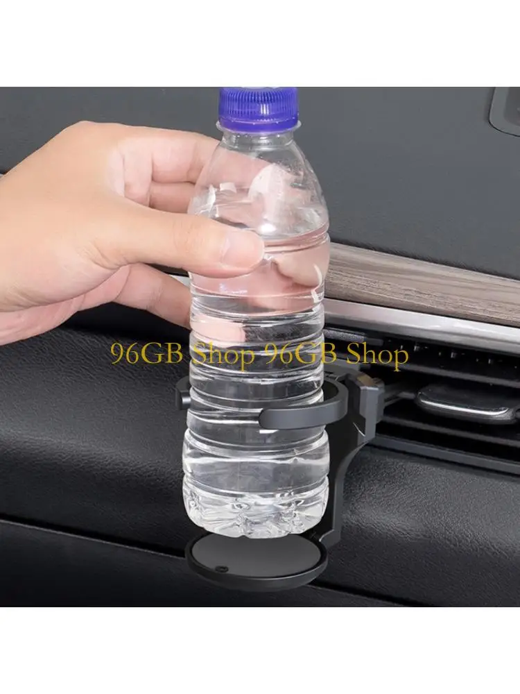 96GB Collapsible Vehicle Cup Holder Ashtray Combination Space Efficient Design ABS