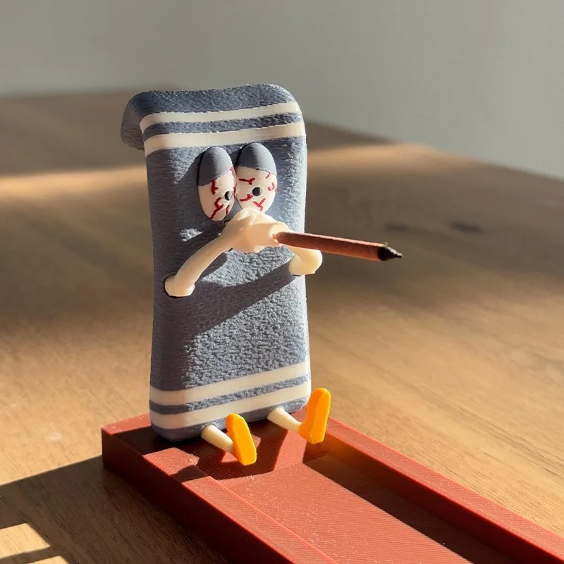 

Cartoon Figure Towel Incense Holder Plastic Universal Home Decor Desk Accessory Aromatherapy