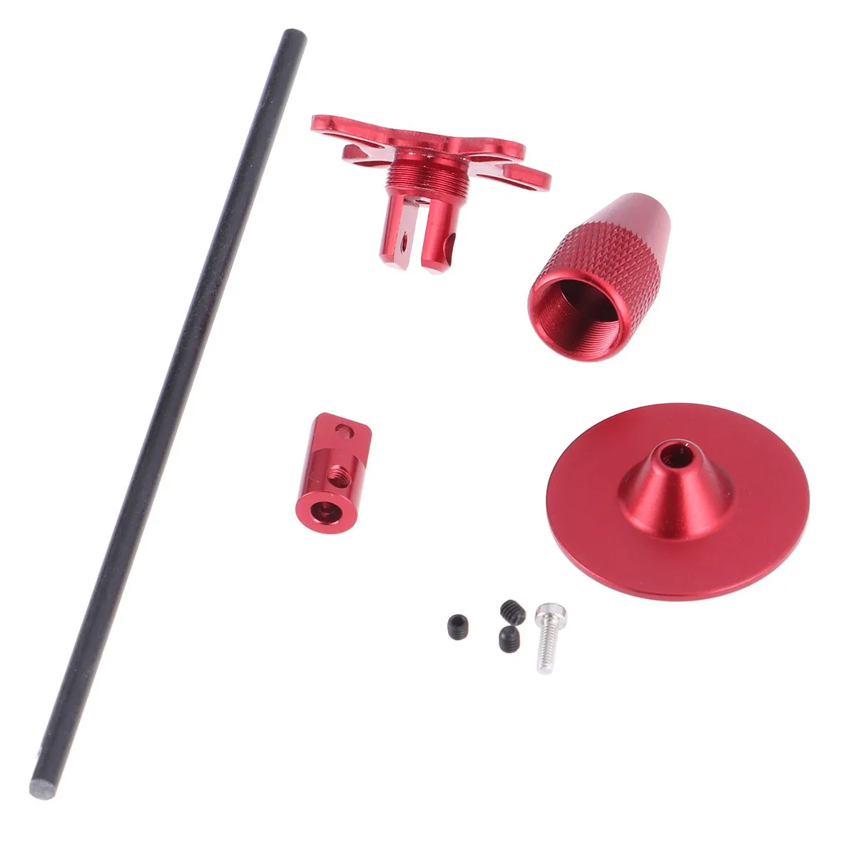 

Red Cnc Machined GPS Folding Antenna Mount Holder 4Mm Rod 162Cm Height for Most Quadcopters Multicopters Aluminum Base Signal