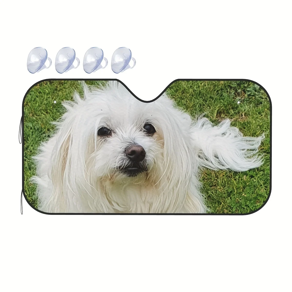 Custom Photo Car Windshield Cover, Personalized Sun Shade With Your Image, Customizable Car Sun Visor UV Ray Sun Protector For S