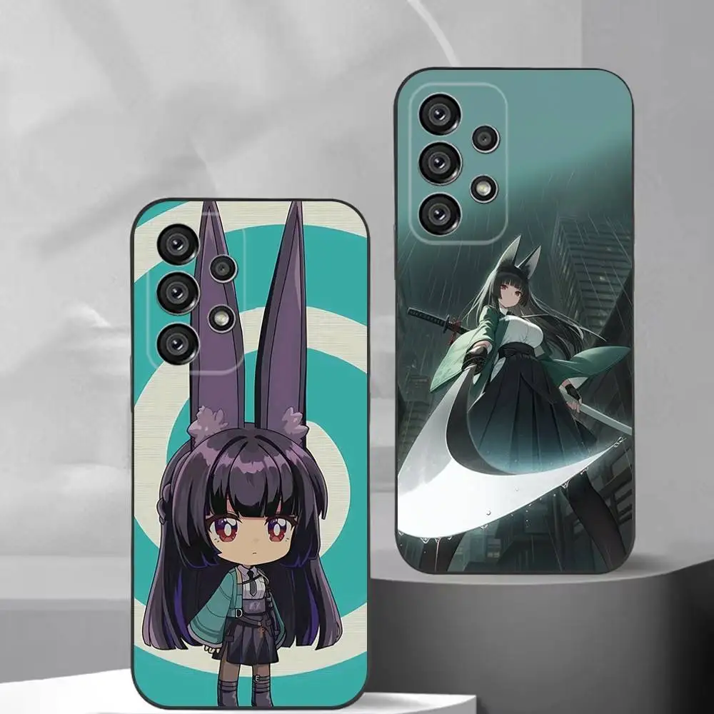 حافظة هاتف H-Hoshimi M-Miyabi ZZZ لهاتف سامسونج S25، S24، S21، S22، S23، S30، Ultra، S20، Plus، Fe، Lite، Note، 10,9,5G غطاء أسود