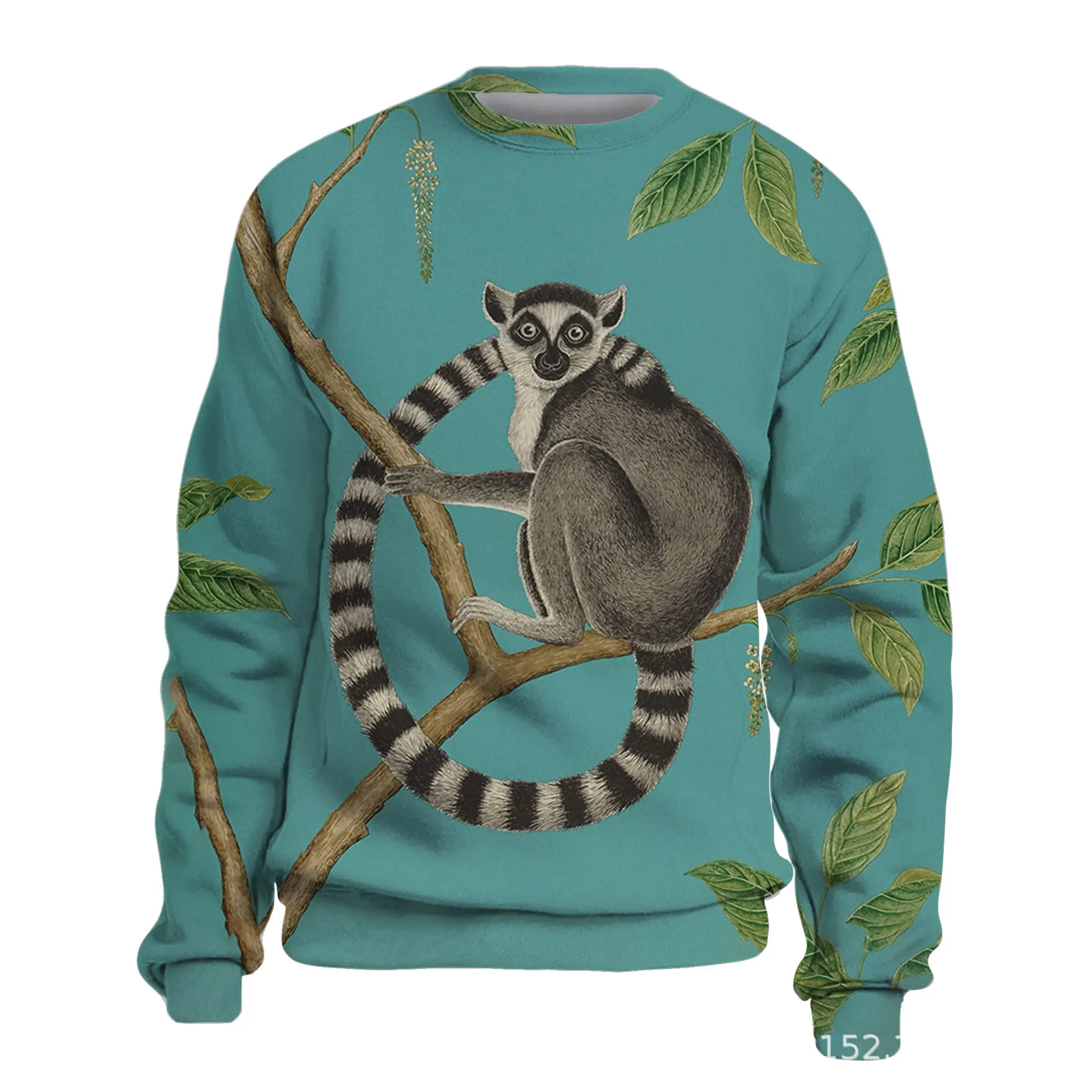 Men's Animal Series 3D Printing T-Shirt Women Casual Long Sleeve Luxury T Shirts Sweatshirt Oversized Harajuku Man Tees Tops