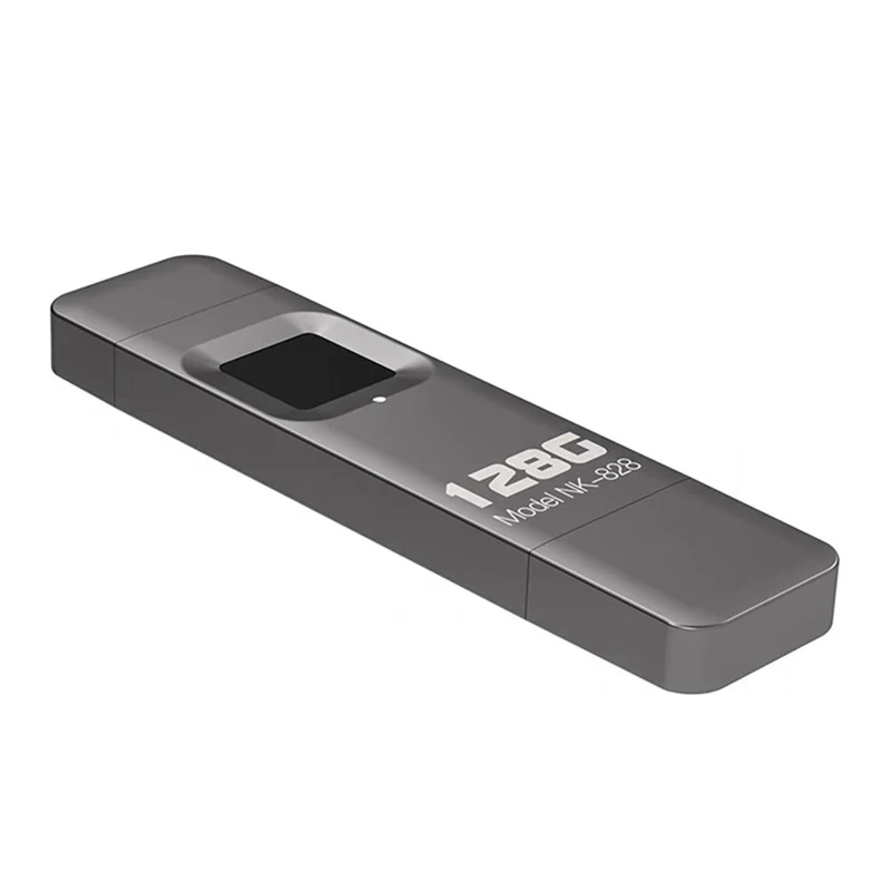 【BAAZ Fast 】Fingerprint Encrypted U Disk Mobile Phone Computer Dual-Use High-Speed Transmission Flash Memory 128G for /