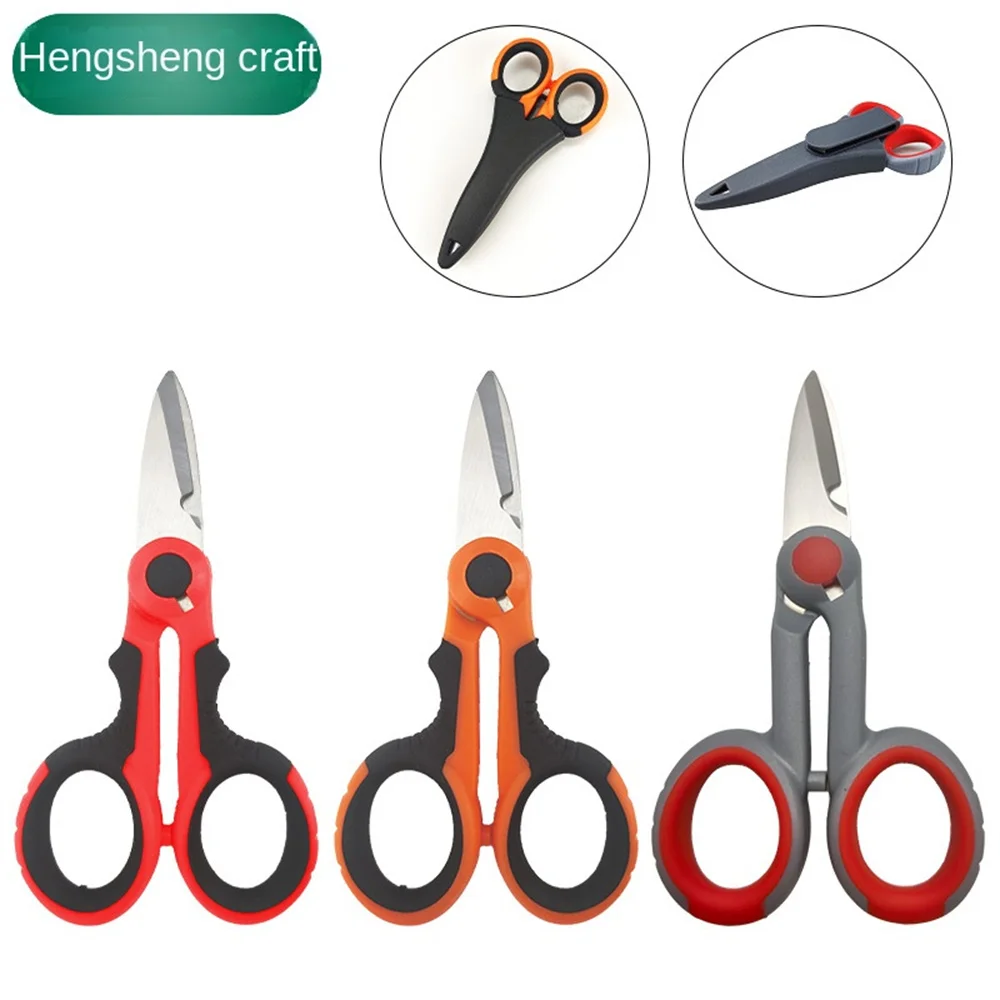 Fishing Line Scissors Manual Non-slip Stainless Steel Fishing Accessories Cutter Clipper Portable Multifunctional Simple