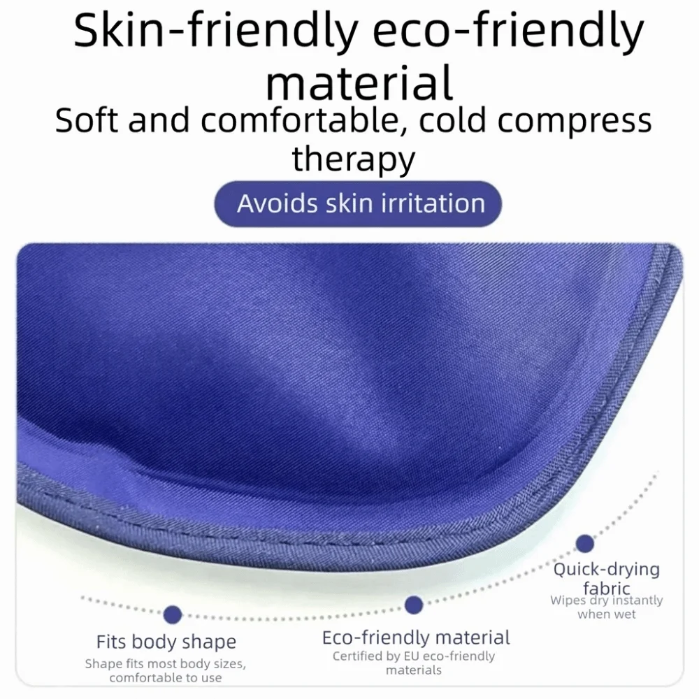 Hot And Cold compress Knee Ice Pack Wrap Dual Temperature Reusable Gel Knee Pack Nylon Gel Adjustable Strap Knee Wrap