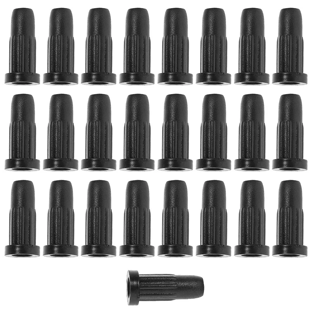 

25Pcs Chair Wheel Stopper Cover Thickened Plastic Protector for Rolling Office Stool Swivel Caster Wheel Furniture