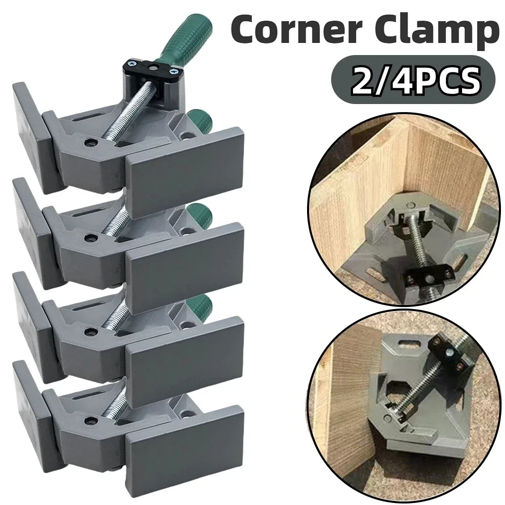 90 Degree Right Angle Clip Clamp Picture Frame Corner Clamp Right Angle Welding Woodworking Clamping Tool Aluminum Corner Clamp