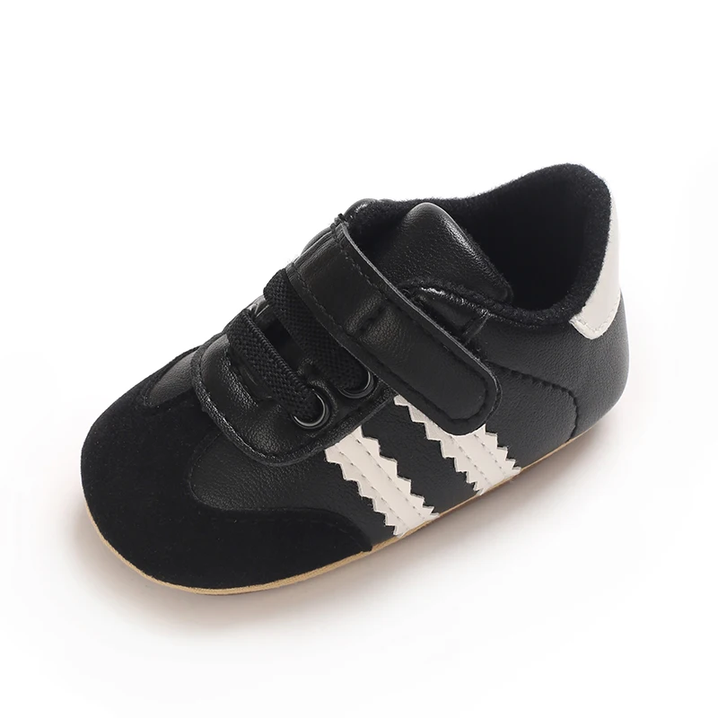 Modische koreanische Version von Herren- und Damen-Sportschuhen, Indoor-Schuhe mit weicher Gummisohle, rutschfest, für Babys von 0-18 Monaten. – Detail 15