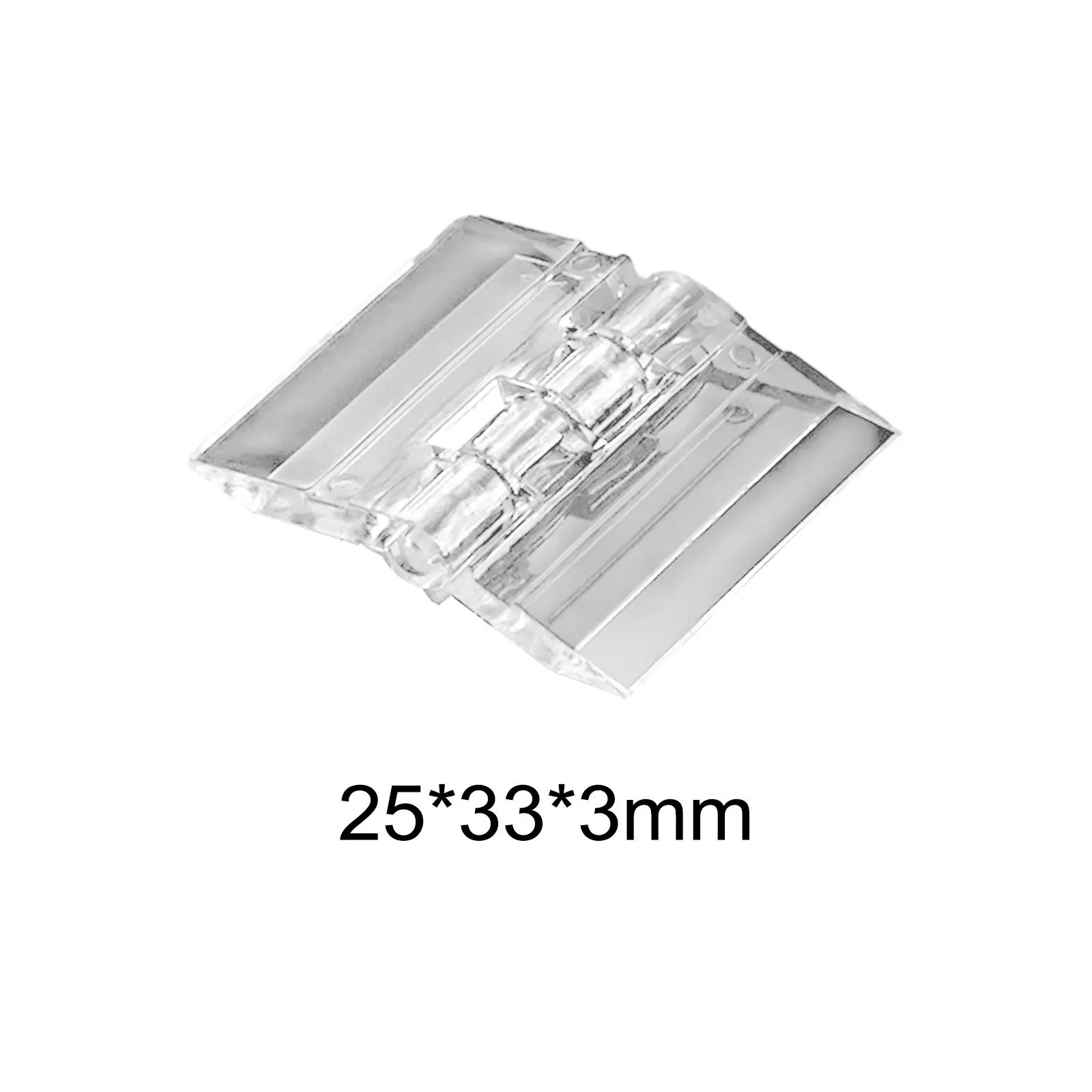 Mini Acrylic Hinge for Jewelry Box Display Stand Clear Connecting Hardware Transparent Replacement for Old Broken Hinges
