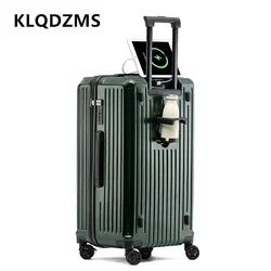 KLQDZMS-Valise à roulettes avec mot de passe pour étudiant, chariot PC, boîte d'embarquement, capacité respirante, nouveau, 20:24 po, 26 po, 28 po, 30 po, 34 po