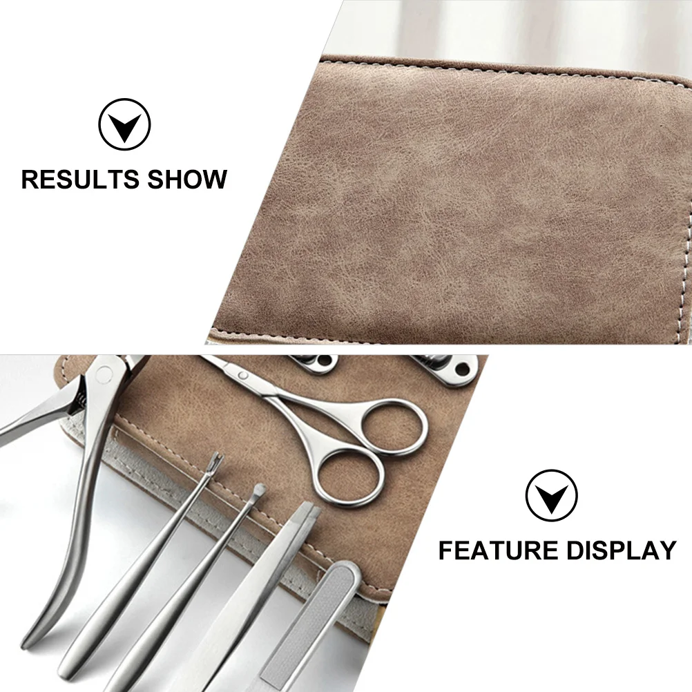 

Stainless Stainless Steel Manicure Kit Clipper Set Manicure Tools For Professional Home Use Nail Grooming Kit Nail Art Tool