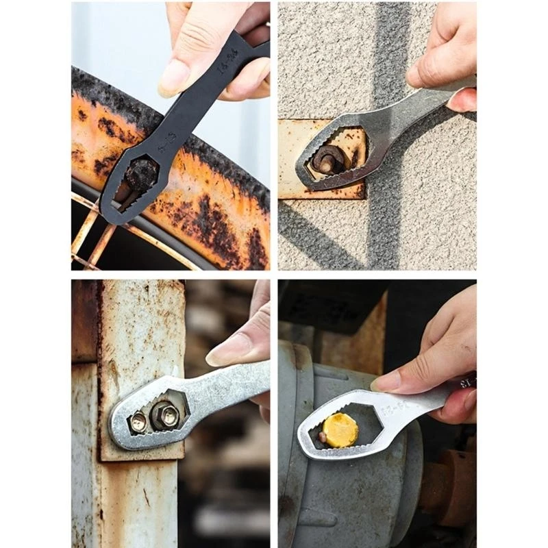 

Wrench Adjustable Multifunctional Wrench 8-24mm Manual Repair Tool Bicycles