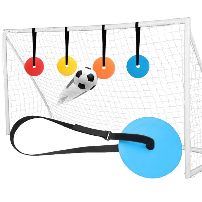 

Цветная мишень для тренировок по футболу, оборудование для отработки ударов, для тренировок по футболу, лакроссу, бейсболу, американскому футболу, для улучшения навыков