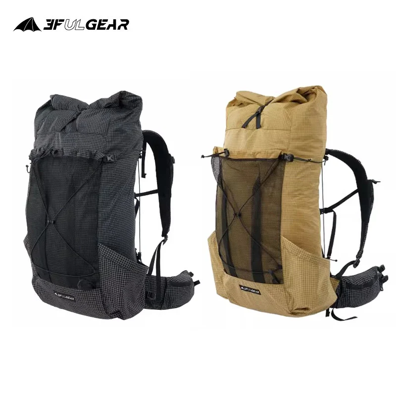 3F UL GEAR женский мужской рюкзак 35 + 10л 70D/210D UHWMPE сверхлегкий рюкзак для кемпинга, пешего туризма, альпинизма, треккинга, дорожная сумка