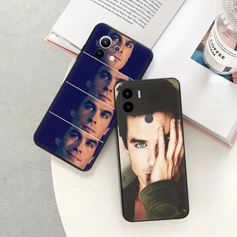 Soft Phone Cases For Xiaomi Mi 11 10t Lite 11t Pro Redmi Note 7 8 8t 10 k40 k60 k50Gaming The Vampire Diaries Black Matte Cover