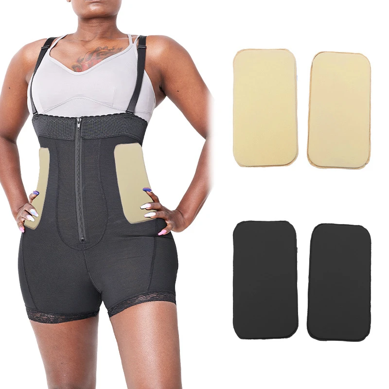 2pcs Lipo Foam Compression Ab Board Post Surgery Abdominal Board Black Liposuction Abdominal Compression Board Recovery