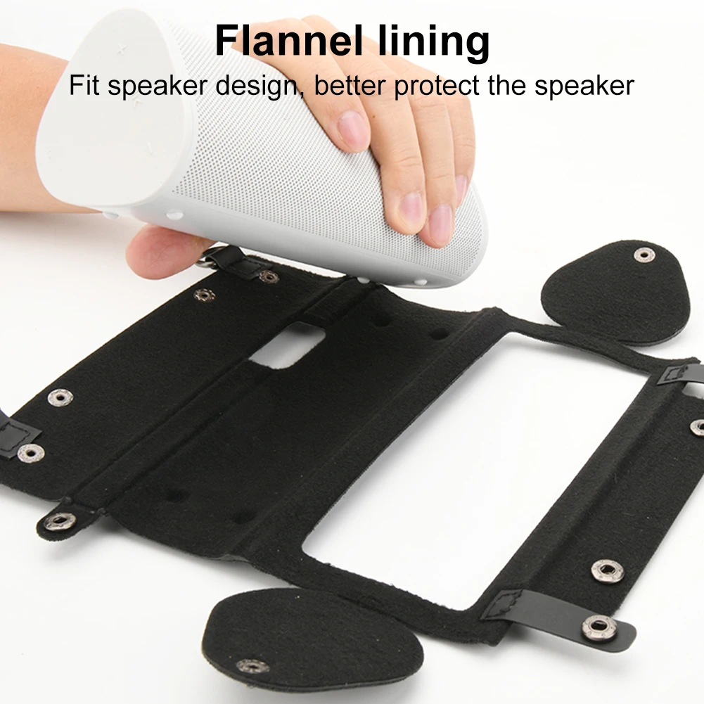 Hard Speaker Cover with Shoulder Strap Carrying Cover Travel Portable Speaker Holder for Sonos Roam/SL Speaker Accessories