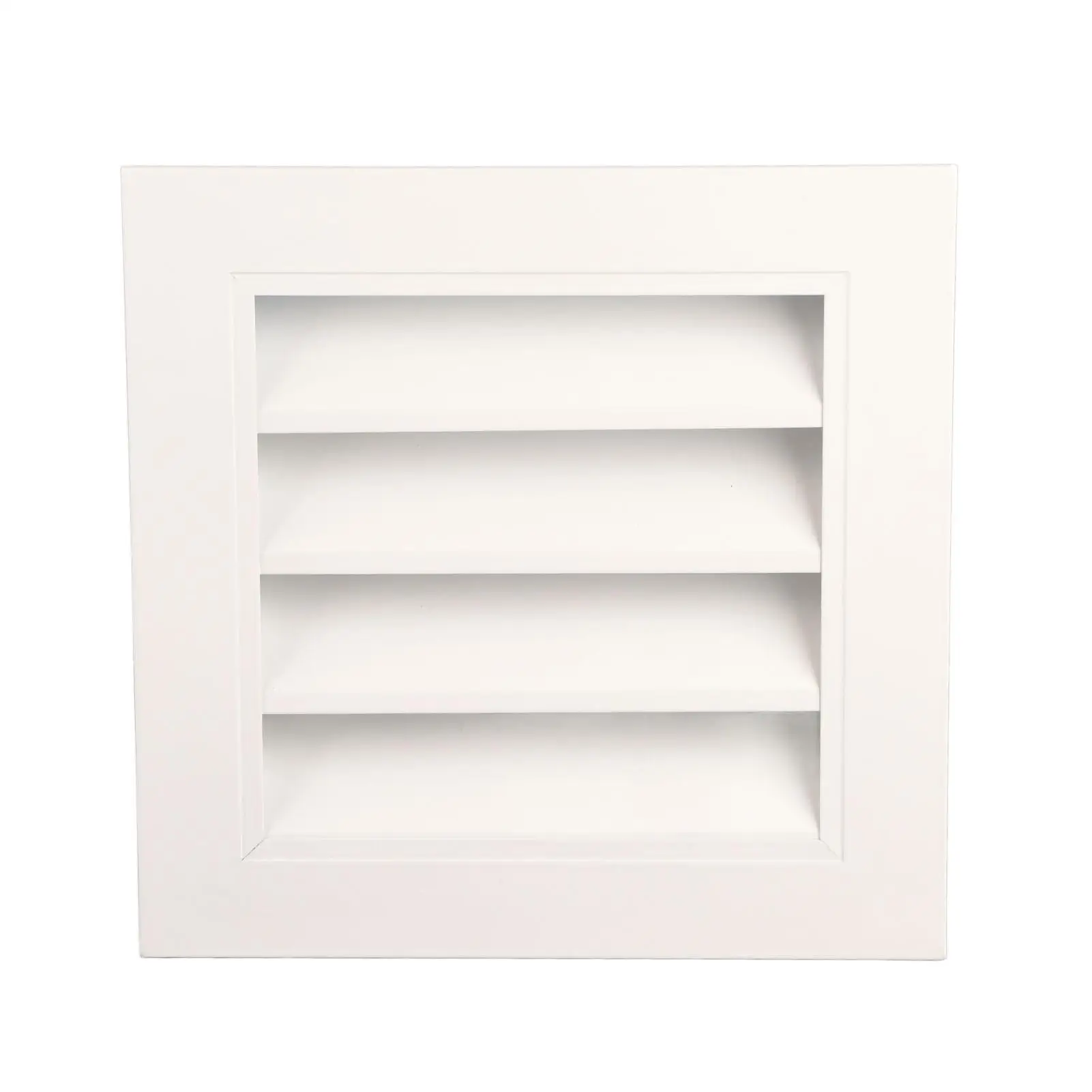 

Aluminum Alloy Gable Roof Vent Waterproof Cover for ceiling Wall Shed Vent 9.8x9.8in