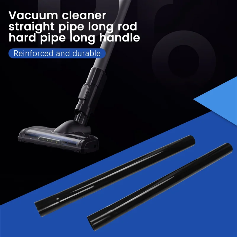 2PCS Vacuum Cleaner Accessories Vacuum Cleaner Straight Tube Long Rod Hard Tube Long Handle Head Inner Diameter 35mm