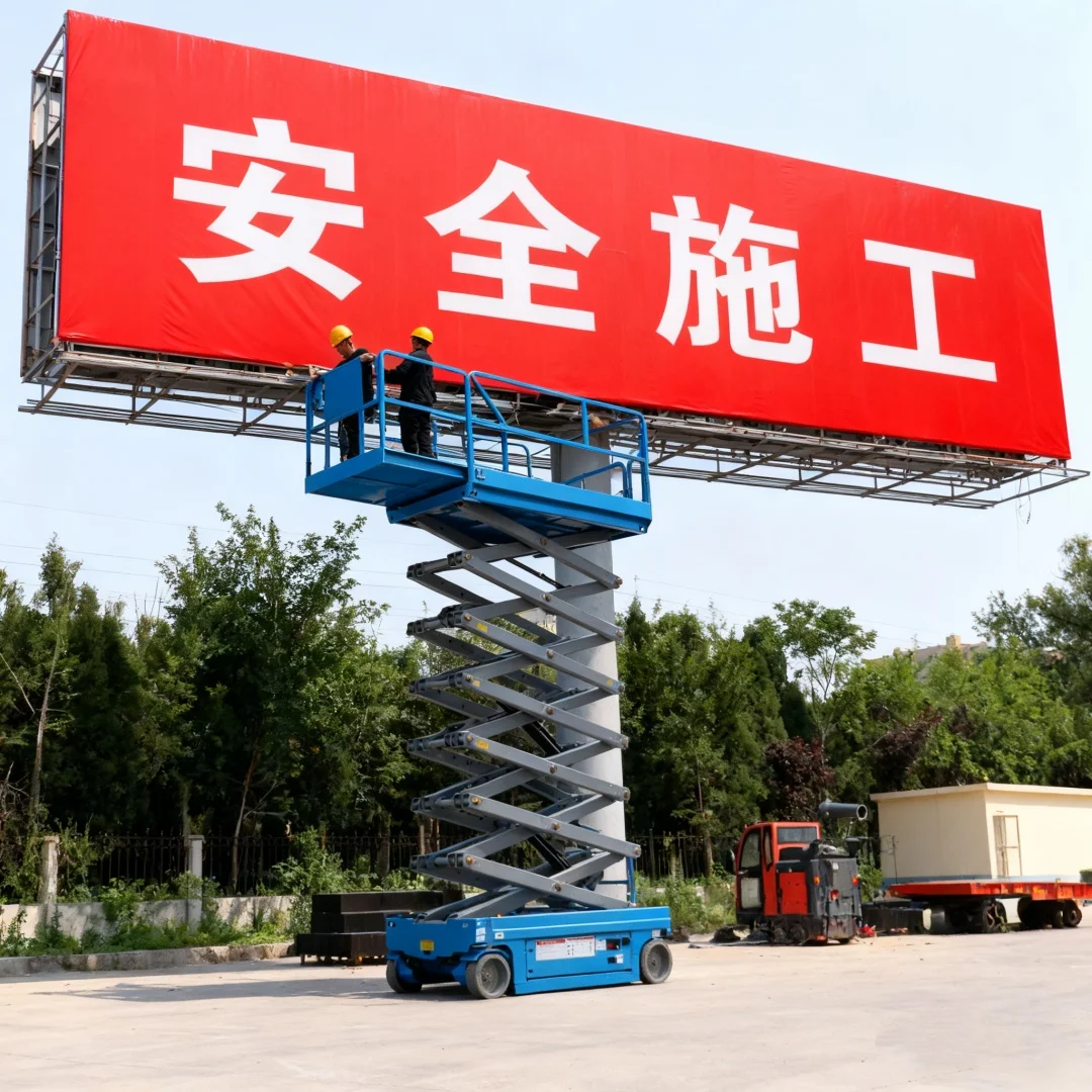 New CE Certified Customized Self-Propelled Hydraulic Scissor Lift Aerial Working Platform Metal Construction Wire Rope Sling