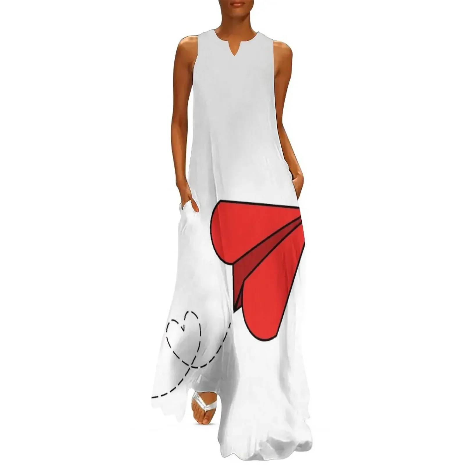 

Paper Heart Plane Red Long Dress sexy short dresses daring Woman clothing dress women summer 2025 prom dresses Dress