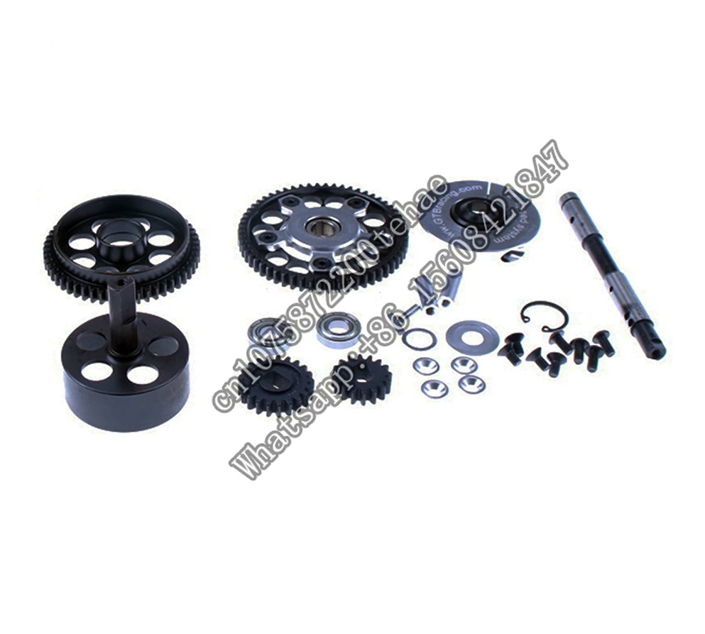 Alloy CNC 2 Speed System Set Fit for 1/5 GTB Racing HPI ROFUN BAHA ROVAN KM BAJA 5B 5T 5SC Toys PARTS