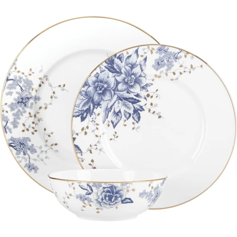 

- 852028 Lenox Garden Grove 3-Piece Place Setting, 3.80 LB, Blue