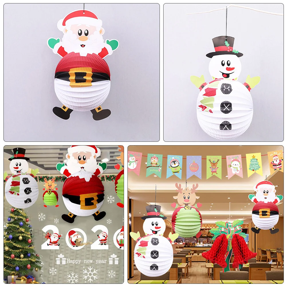 

2Pcs Christmas Pendants Hanging Adornments Adorable Shapes Make Your Home More Festive and Warmer Party Hanging Pendant