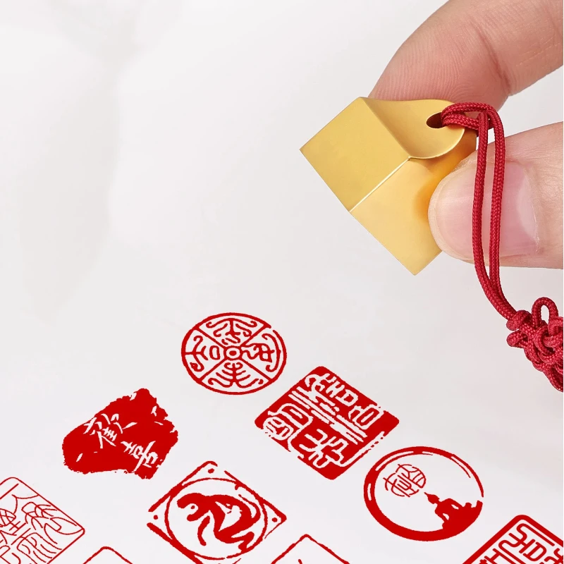 

Calligraphy Finished Stamp Leisure Seals Painting Calligraphy Square Carved Seal Personalized Name Stamp Cultural Creative Gifts
