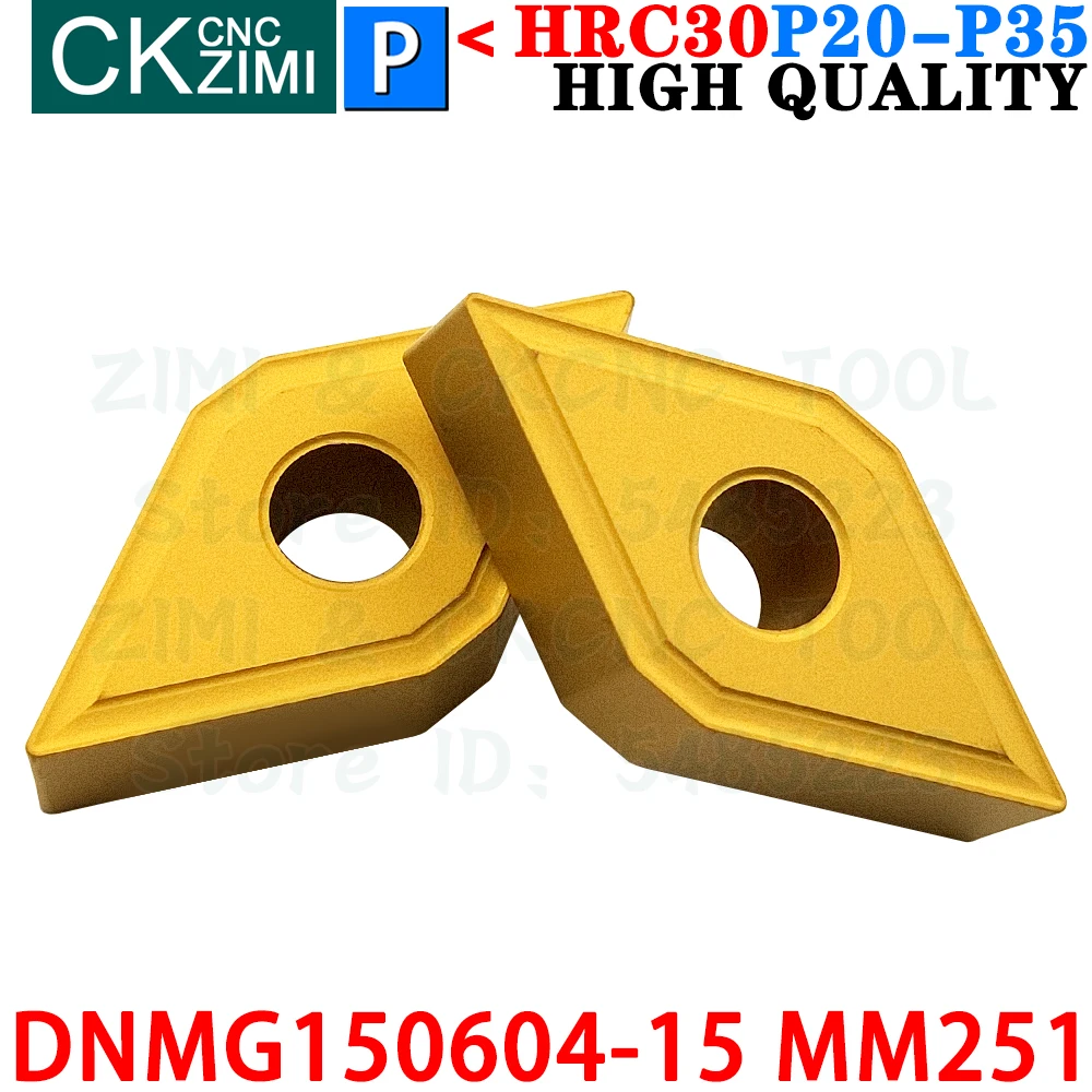 DNMG150604-15 MM251 DNMG 150604 15 MM251 كربيد الخارجية تحول إدراج أدوات DNMG150604 15 CNC مخرطة معدنية أدوات تقطيع DNMG1506 DNMG 1506