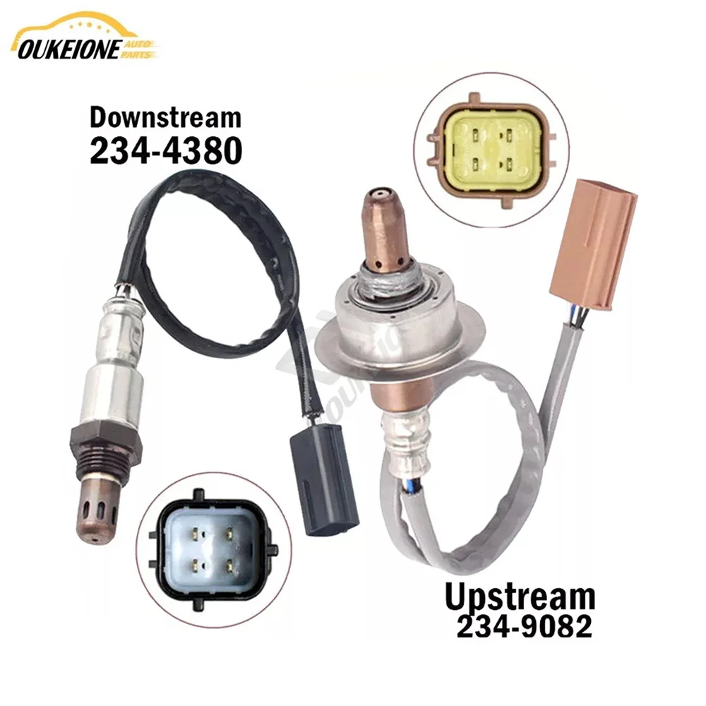 

2Pcs Upstream Downstream for Nissan Cube 1.8L 2011-2014 Sentra 2.0L 2009-2012 Air Fuel Oxygen Sensor Lambda 234-9082 234-4380