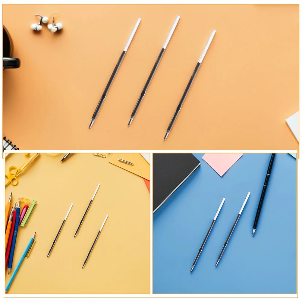 400 قطعة من قلم حبر جاف بديل لإعادة التعبئة وقابل للخرز، حبر أسود وأزرق للرسم