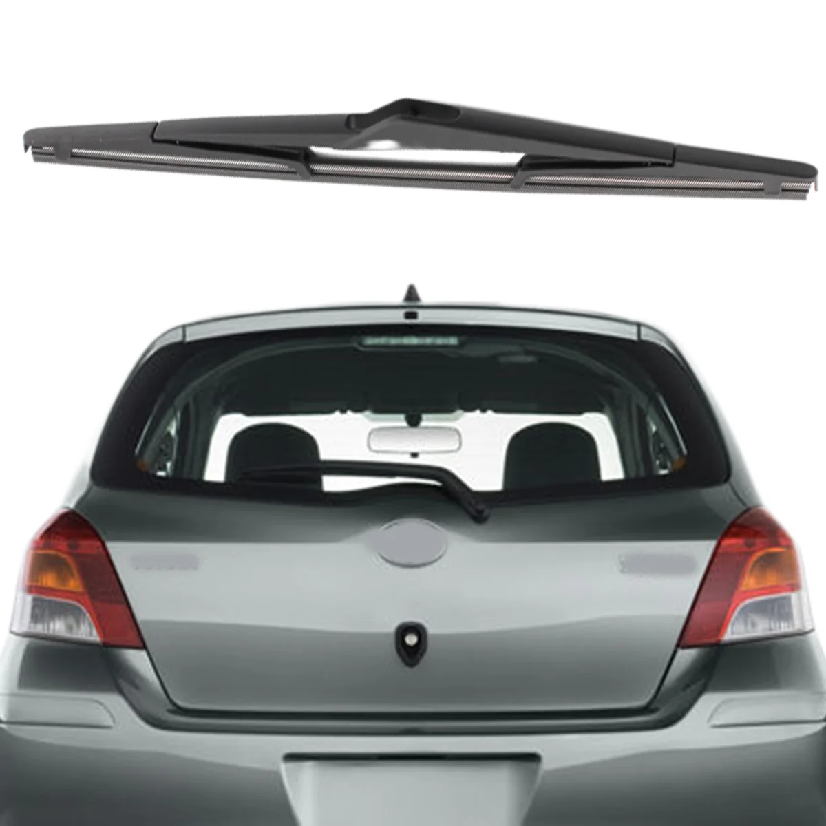 1 قطعة 12 "الممسحة الخلفية لتويوتا يارس P9 هاتشباك الفرنسية بوليت 2005-2011 الزجاج الأمامي الخلفي ممسحة شفرة اكسسوارات السيارات أ