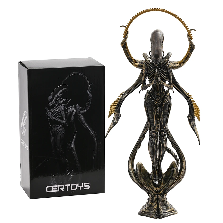 AVP Alien vs. Predator Alien Xenomorph Buddhism Figure Statue