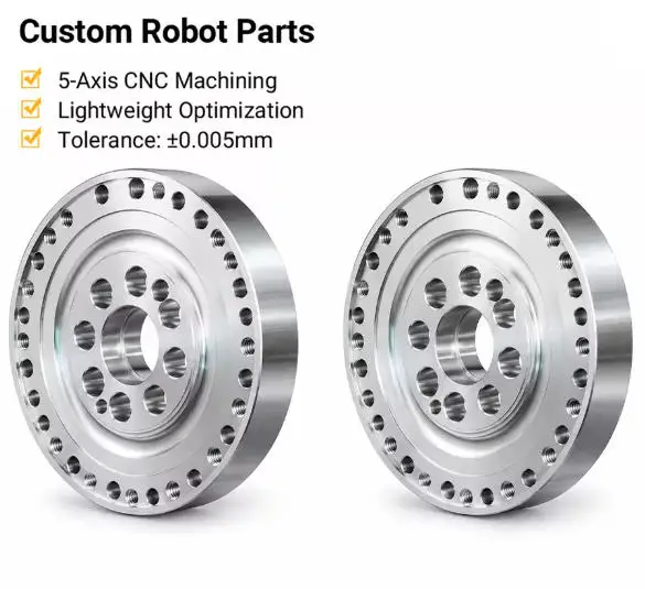 

Custom 45 Steel Alloy Steel Precision Mechanical Parts Custom Flange Bearing Seatshigh-precision CNC Milling Five Axis Machining