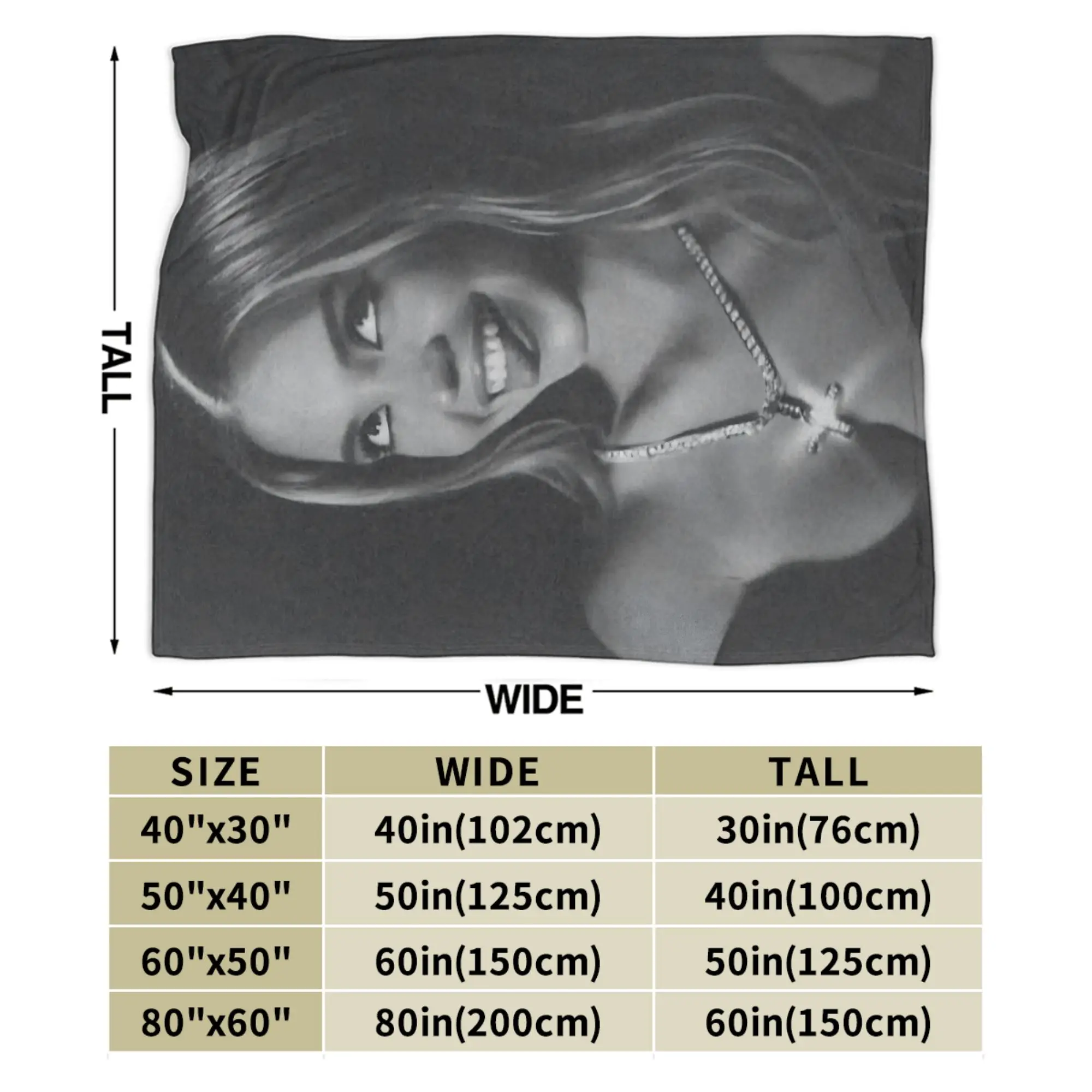 بطانية دافئة ناعمة التخييم سيدني سويني الممثلة الأمريكية صورة نمط الفراش يلقي الفانيلا المفرش لغرفة النوم غطاء أريكة