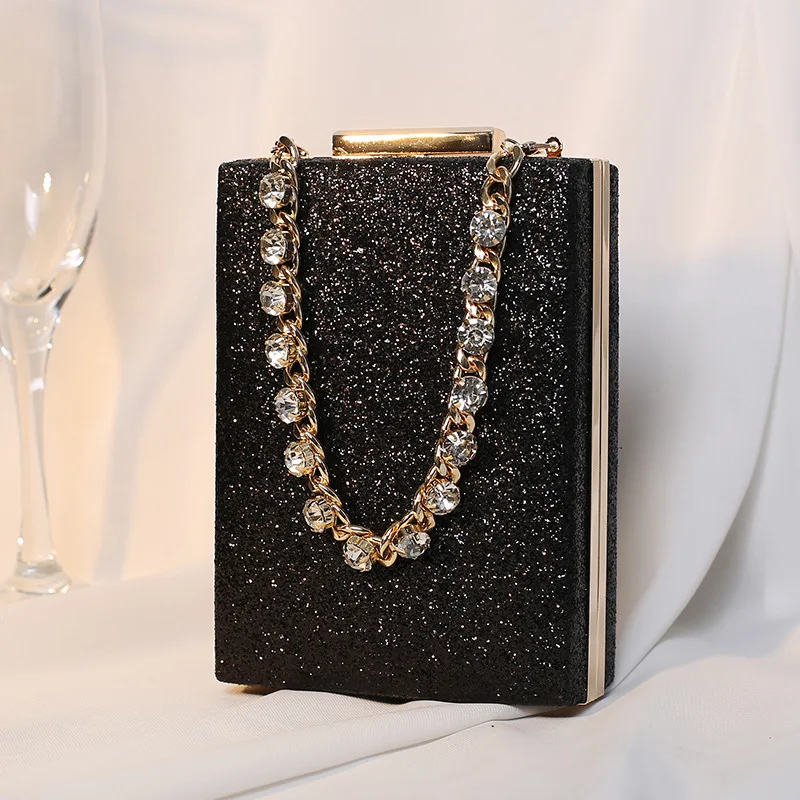 Clutch Geldbörse Luxus für Frauen Strass Frauen Handtasche Kette Party Diner Abend taschen Hochzeit Kristall Tasche