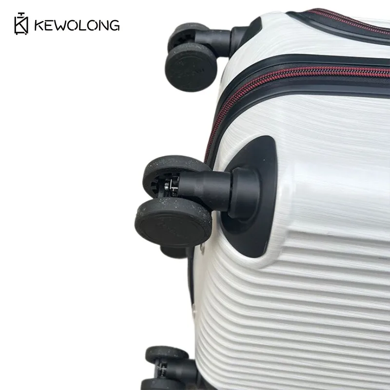 20-дюймовый передний открытый чемодан для ПК с бесшумными тормозными колесами и отделением для ноутбука, ручная кладь с 360° °   Спиннерные колеса