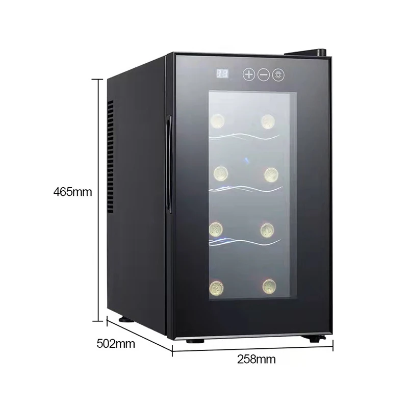 Modern Design Compressor Built in Horizontal Slim Wine Fridge Wine Refrigerator Prices