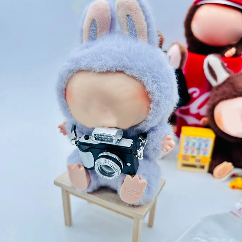 Accessoire de maison de poupées, décoration de maison pour maison de poupée, modèle d'appareil photo numérique SLR Miniature, 1 pièce