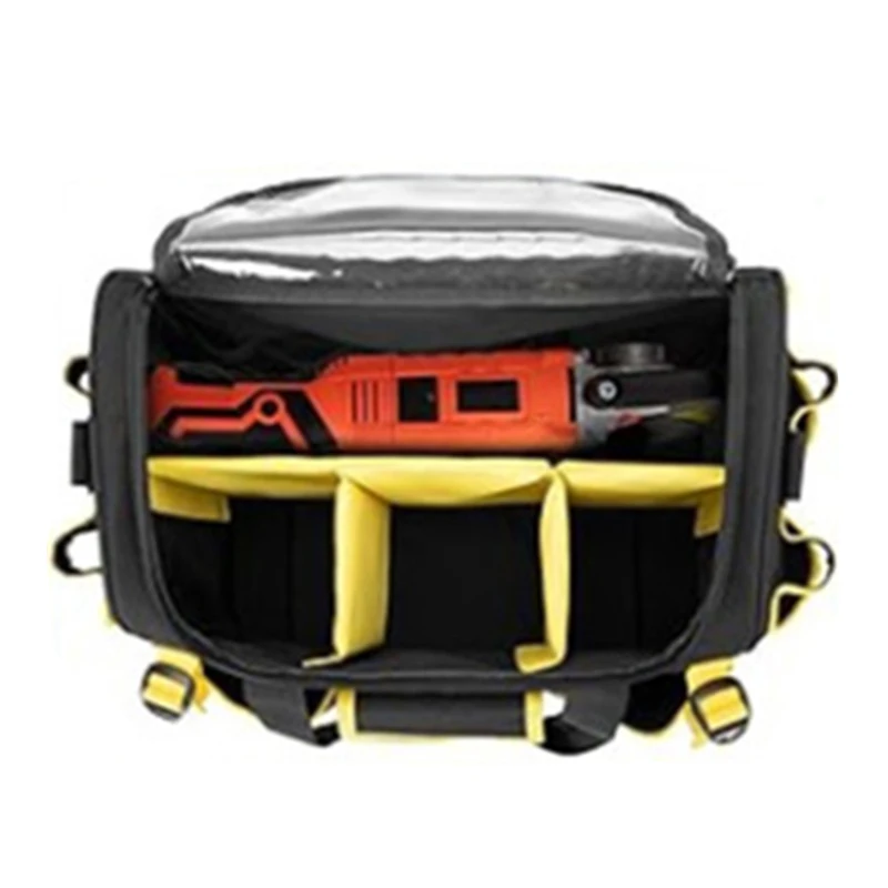 Electrician Tool Bag Professional Carpentry Complete Set Toolkit Portable Repair Kit Multiple Pockets Oxford Storage Tools Bags