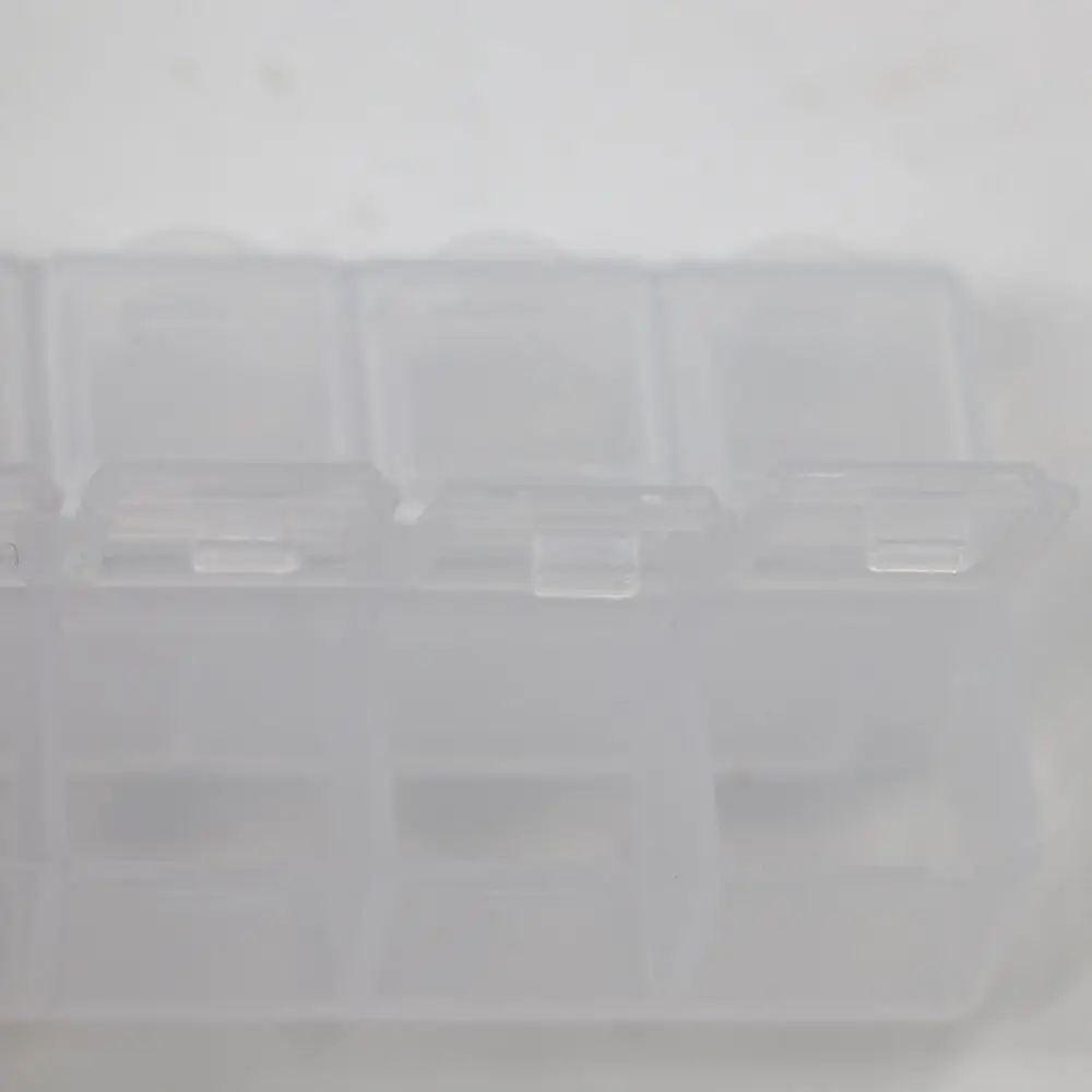 Simplicity Transparent Bead Organizer Plastic Rectangle Plastic Box Organizer Pink Transparent Jewelry Box Girls