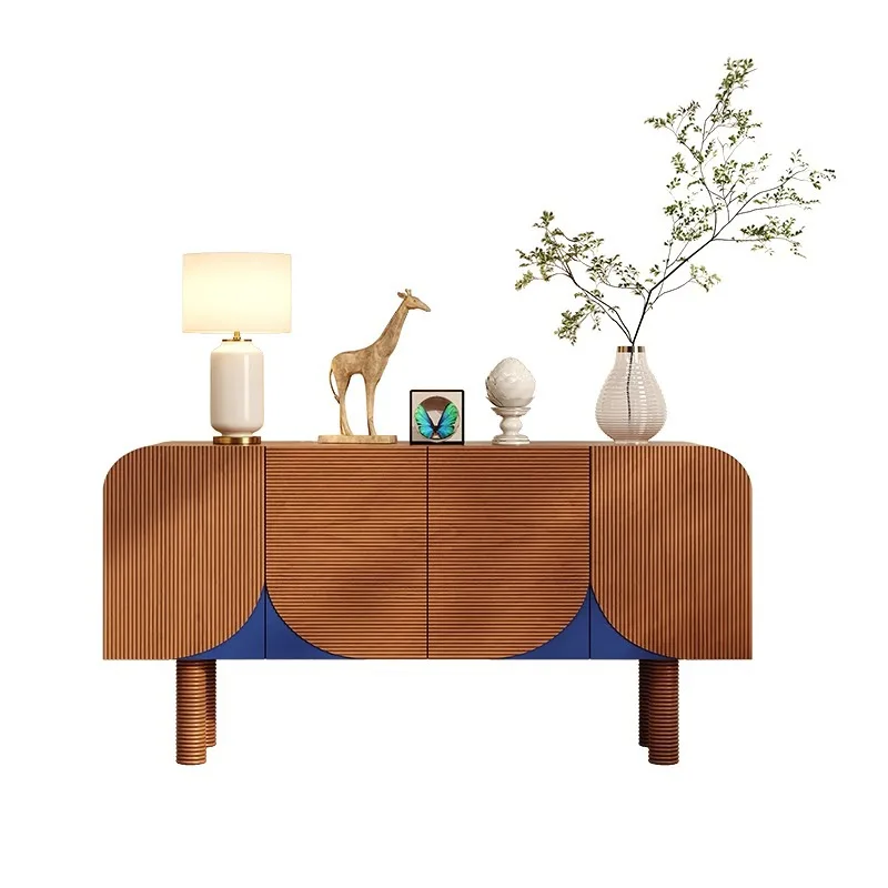 

French antique style, side cabinet, integrated locker against the wall